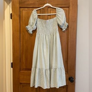 Few Moda O.P.T. Angie Dress in Green Plaid Dress size S